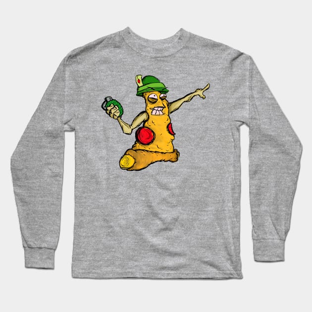 Sgt. Pizza Long Sleeve T-Shirt by evthompson057